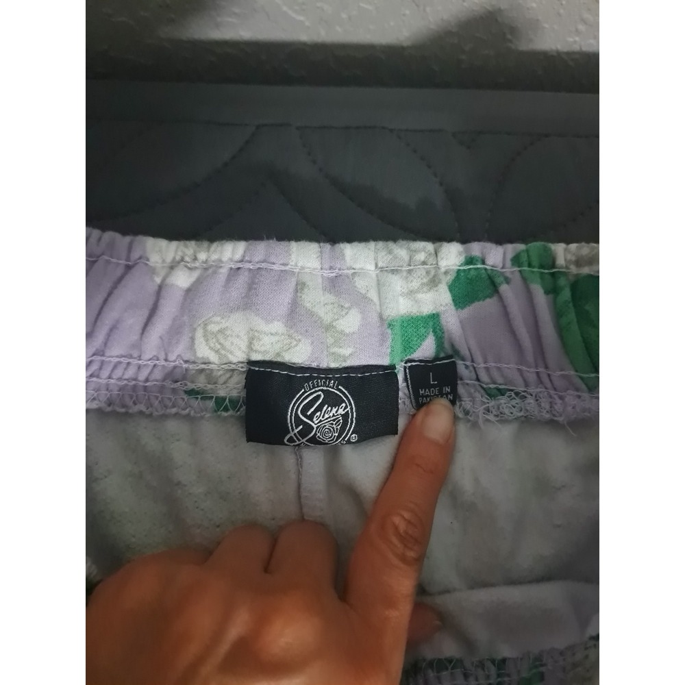 Selena purple tie dye sweatpants joggers Large - Picture 3 of 7